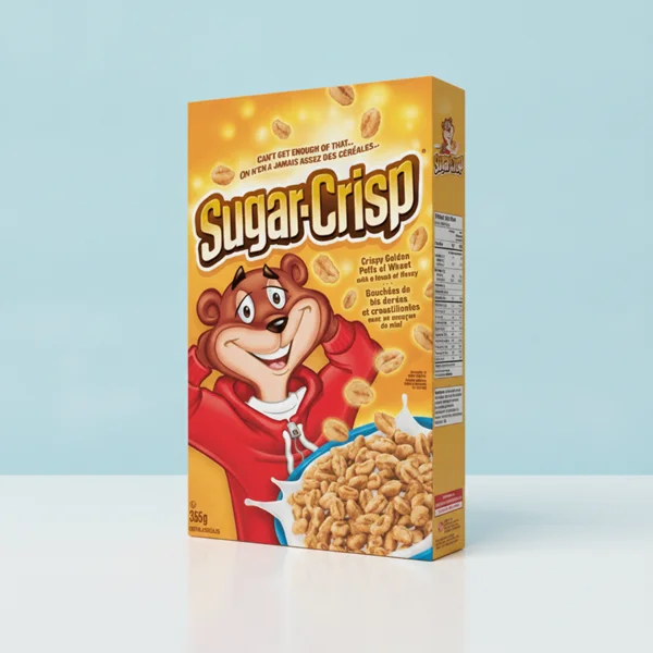 Custom Cereal with Bear on Box