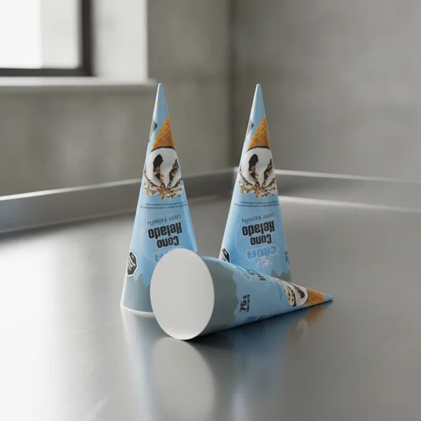 Pritned Cardboard Cone Sleeves