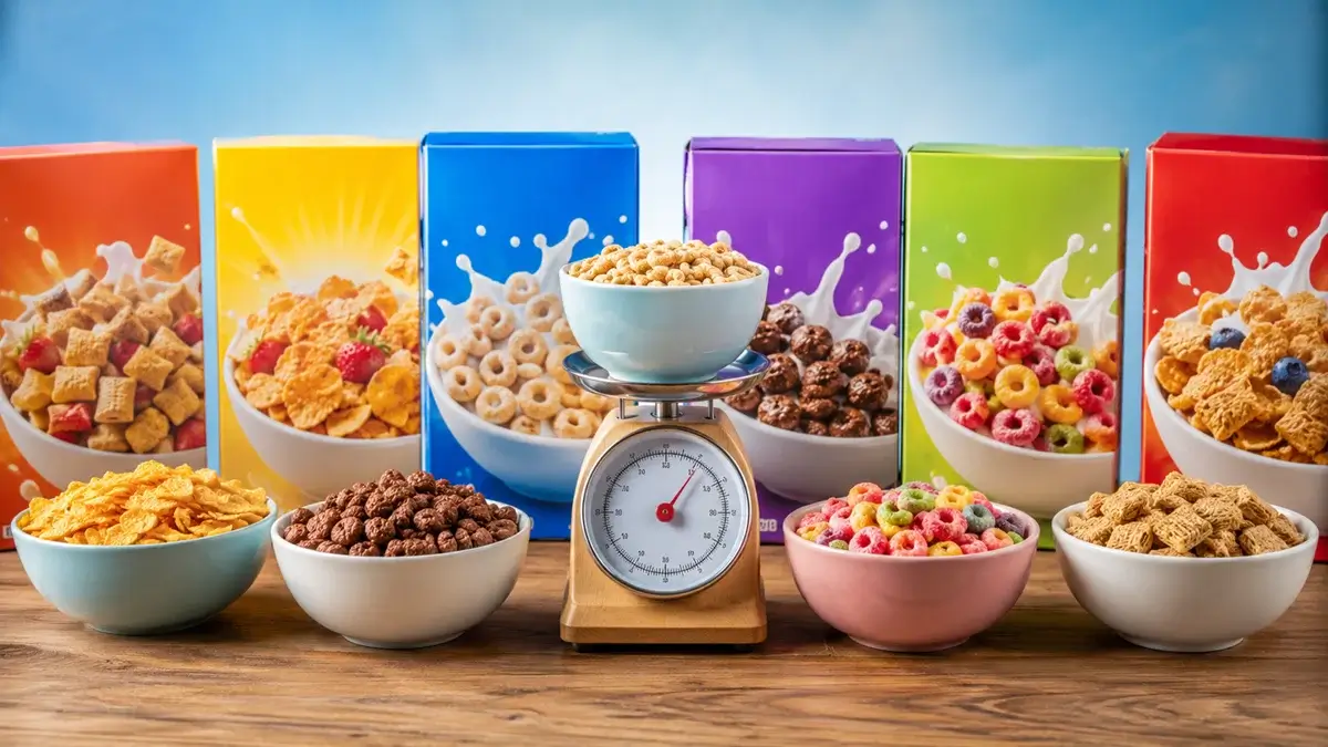 Average Weight of Popular Cereal Brands