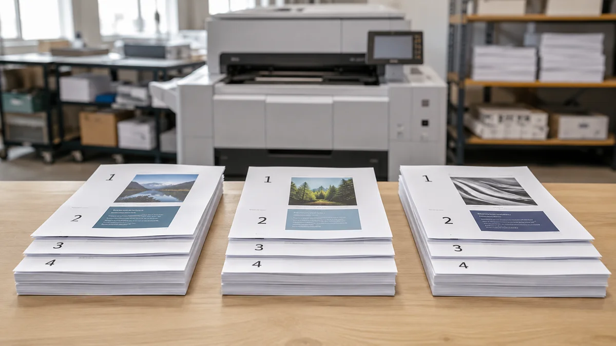 Collated printing explained with a simple example