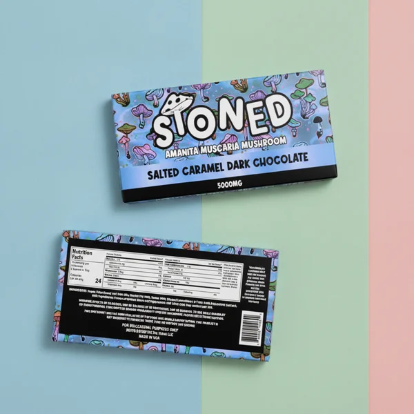 Custom Mushroom Chocolate Bar Packaging